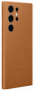 originální pouzdro Samsung Leather Cover brown pro Samsung S918B Galaxy S23 Ultra 5G - 