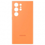 originální pouzdro Samsung Silicone Cover orange pro Samsung S918 Galaxy S23 Ultra
