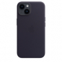 originální pouzdro Apple Leather Case s MagSafe pro Apple iPhone 14 dark purple - 