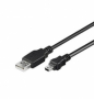 Jekod datový kabel USB-A/miniUSB 3m black
