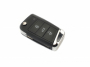 Klíč VW Golf 7 (VII), Škoda Octavia 3, Fabia 3, Seat Leon s typem planžety HU66 black - 