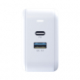 nabíječka 3mk Hyper Charger 68W s výstupem USB-C PD3.0 a USB-A QC3.0 50W+18W white - 