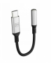 Audio adaptér 3mk USB-C - jack 3,5mm black
