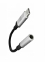 audio adaptér 3mk USB-C - jack 3,5mm black - 