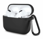 Jekod pouzdro silikonové s karabinou pro Apple AirPods Pro 2022 MagSafe black