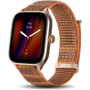 chytré hodinky Amazfit GTS 4 gold s nylonovým páskem CZ Distribuce - 