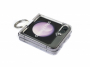 originální pouzdro Samsung Clear Case with Ring Holder pro Samsung Galaxy Z Flip5 5G transparent - 