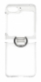 originální pouzdro Samsung Clear Case with Ring Holder pro Samsung Galaxy Z Flip5 5G transparent - 