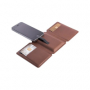 peněženka SEYVR s USB powerbankou a konektorem Lightning 1400mAh Brown - 