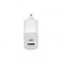 Nabíječka Maxlife MXTC-06 PD3.0/QC4.0 s USB a USB-C výstupem 20W white - 