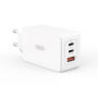 nabíječka XO CE13 PD/QC3.0 2xUSB-C a USB-A s výstupem 65W white - 