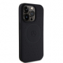 Mercedes pouzdro Genuine Leather Star pro Apple iPhone 15 Pro black - 