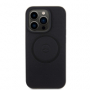 Mercedes pouzdro Genuine Leather Star pro Apple iPhone 15 Pro black - 