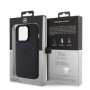 Mercedes pouzdro Genuine Leather Star pro Apple iPhone 15 Pro Max black - 