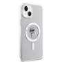 Karl Lagerfeld pouzdro IML Choupette MagSafe transparent pro Apple iPhone 15 Plus - 