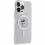 Karl Lagerfeld pouzdro IML Choupette MagSafe transparent pro Apple iPhone 15 Pro Max - 