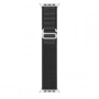Dux Ducis výměnný nylonový pásek alpský tah pro Apple Watch, Watch 2, 3, 4, 5, 6, 7, 8, 9, 10, SE, SE 2. gen, Ultra, Ultra 2 verze 42, 44, 45, 46, 49mm černá