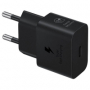 originální GaN nabíječka Samsung EP-T2510 Super Fast Charge s USB-C výstupem 25W black