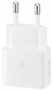 originální GaN nabíječka Samsung EP-T2510 FastCharge s USB-C výstupem 25W white - 