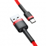 datový kabel Baseus Cafule USB-C 2A red 2m