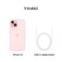 Apple iPhone 15 128GB pink CZ Distribuce  + dárek v hodnotě 290 Kč ZDARMA - 