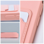 ForCell pouzdro Card s přihrádkou na kartu pink pro iPhone 7, 8, SE 2020, SE 2022 - 