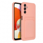 ForCell pouzdro Card s přihrádkou na kartu pink pro Samsung Galaxy A14, Galaxy A14 5G - 