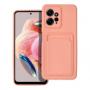 ForCell pouzdro Card s přihrádkou na kartu pink pro Xiaomi Redmi Note 12