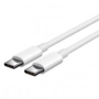 Jekod datový kabel HD23 USB-C / USB-C white 2A 1m pro řadu Samsung Galaxy, iPhone 15, 15 Plus, 15 Pro a 15 Pro Max