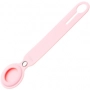 FIXED pouzdro silikonové s popruhem pro Apple Airtag pink - 