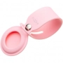 FIXED pouzdro silikonové s popruhem pro Apple Airtag pink
