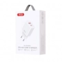 nabíječka XO CE12 PD QC 3.0 s výstupem USB-A 18W a USB-C 20W white - 