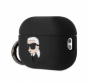 Karl Lagerfeld pouzdro 3D Logo NFT Karl Head silikonové pro Apple AirPods Pro (2. gen.) 2022, AirPods Pro (3. gen.) 2023 black - 