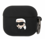 Karl Lagerfeld pouzdro 3D Logo NFT Karl Head silikonové pro Apple AirPods (3. gen.) 2021 black