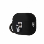 Karl Lagerfeld pouzdro 3D Logo NFT Karl and Choupette silikonové pro Apple AirPods Pro (2. gen.) 2022, AirPods Pro (3. gen.) 2023 MagSafe black - 