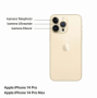 sklíčko kamery hlavní Apple iPhone 14 Pro, 14 Pro Max černá - 