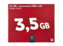 Vodafone SIM Předplacená karta 30 edice Datuj 3,5GB + 50 Kč kredit - 