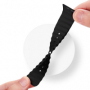 Dux Ducis výměnný silikonový pásek Ocean Wave pro Apple Watch, Watch 2, 3, 4, 5, 6, 7, 8, 9, 10, SE, SE 2. gen, verze 42, 44, 45, 49mm black