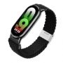 Forcell výměnný pásek F-design pletený pro Xiaomi Smart Band 8, Smart Band 9 15mm black