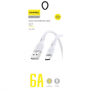datový kabel Pavareal PA-DC186C USB / USB-C 6A 1m white - 
