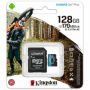 Kingston microSDXC Canvas Go! Plus 128GB 170MB/s 4K včetně adaptéru - 