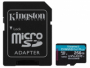 Kingston microSDXC Canvas Go! Plus 256GB 170MB/s 4K včetně adaptéru