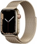 Apple Watch Series 7 WiFi + Cellular 41mm Gold Stainless Steel CZ - 
