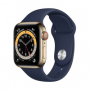 Apple Watch Series 6 GPS + Cellular 44mm Gold Stainless Steel CZ - 