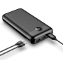 VEGER powerbanka L30 30000mAh 20W PD QC3.0 black - 