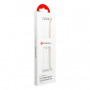 Forcell F-Design FA01 silikonový pásek pro Apple Watch Series 1, 2, 3, 4, 5, 6, 7, 8, 9, 10, SE, SE 2, Ultra, Ultra 2 42/, 44, 45, 46, 49mm white