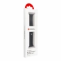 Forcell F-Design FA01 silikonový pásek pro Apple Watch Series 1, 2, 3, 4, 5, 6, 7, 8, 9, SE, SE 2 38, 40, 41mm black