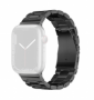 Forcell F-Design FA10 kovový pásek pro Apple Watch Series 1, 2, 3, 4, 5, 6, 7, 8, 9, SE, SE 2 38, 40, 41mm černá
