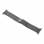 Forcell F-Design FA10 kovový pásek pro Apple Watch Series 1, 2, 3, 4, 5, 6, 7, 8, 9, 10, SE, SE 2, Ultra, Ultra 2 42, 44, 45, 46, 49mm black - 