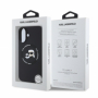 Karl Lagerfeld pouzdro Liquid Silicone K&CH Heads MagSafe black pro Apple iPhone 16 - 